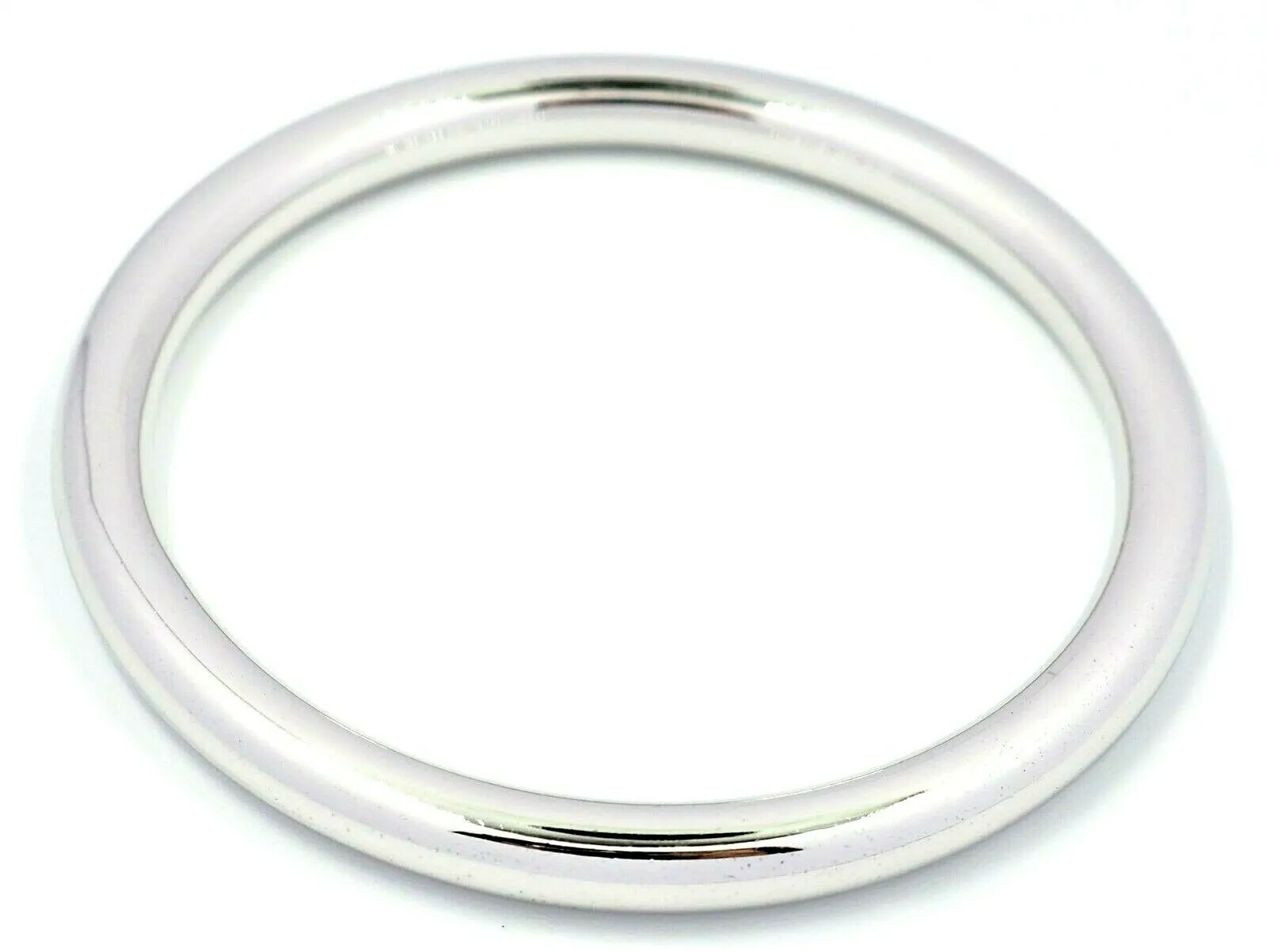 Sterling Silver Round Bangle - Fine Jewellery