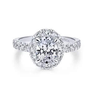 Sutton Oval Engagement Ring Setting