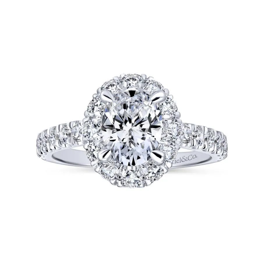 Sutton Oval Engagement Ring Setting