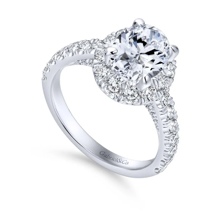 Sutton Oval Engagement Ring Setting