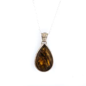 Teardrop Chiapas Amber Pendant