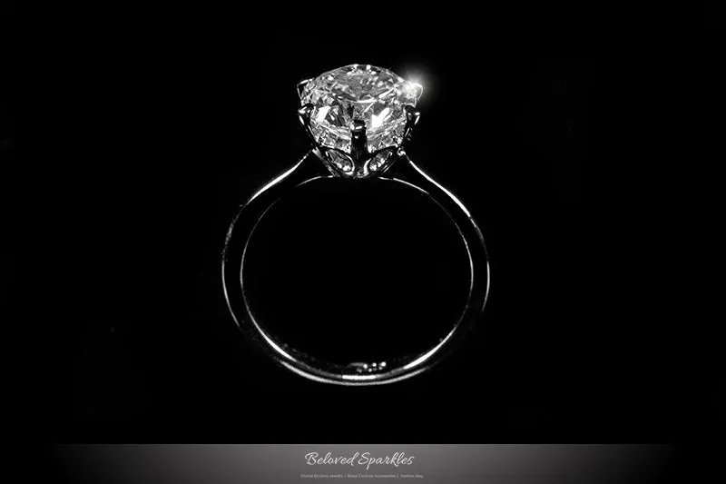 Temila Round Solitaire Engagement Ring |  2ct