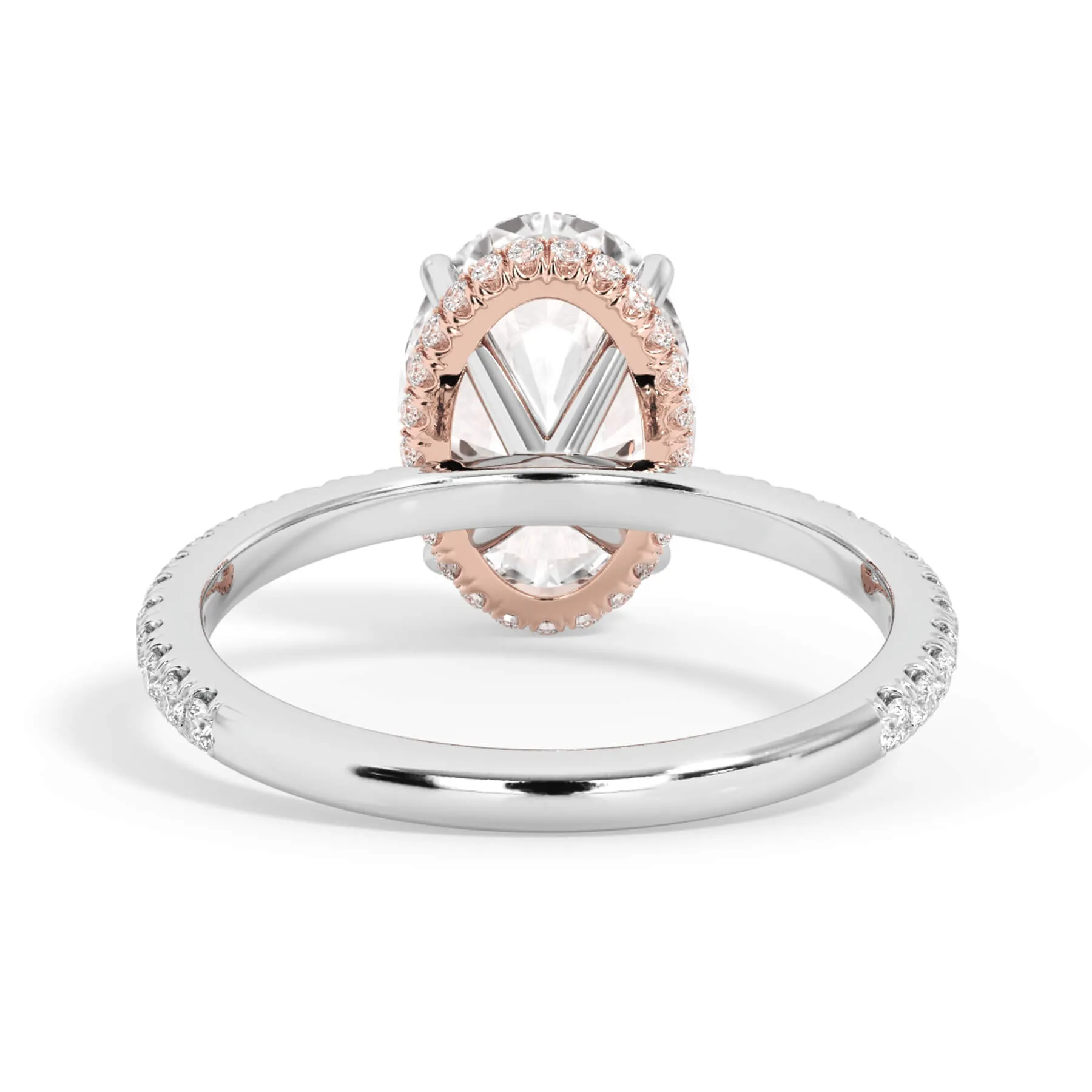 Wrap Diamond Engagement Ring - Rose Wrap