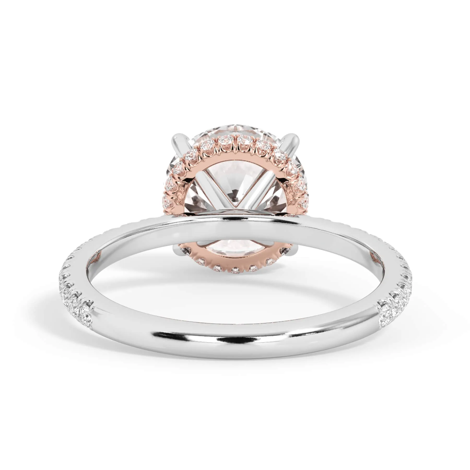 Wrap Diamond Engagement Ring - Rose Wrap