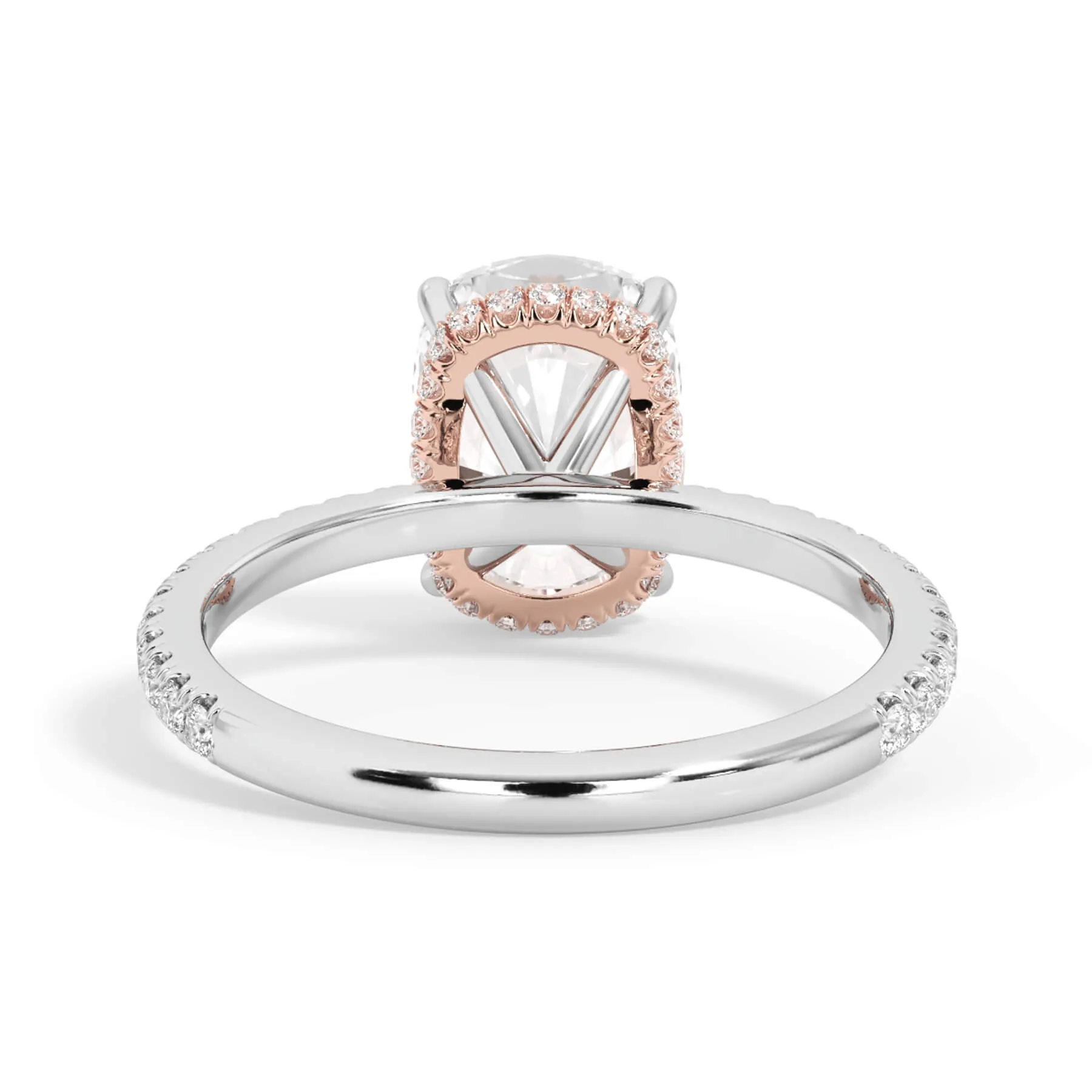 Wrap Diamond Engagement Ring - Rose Wrap