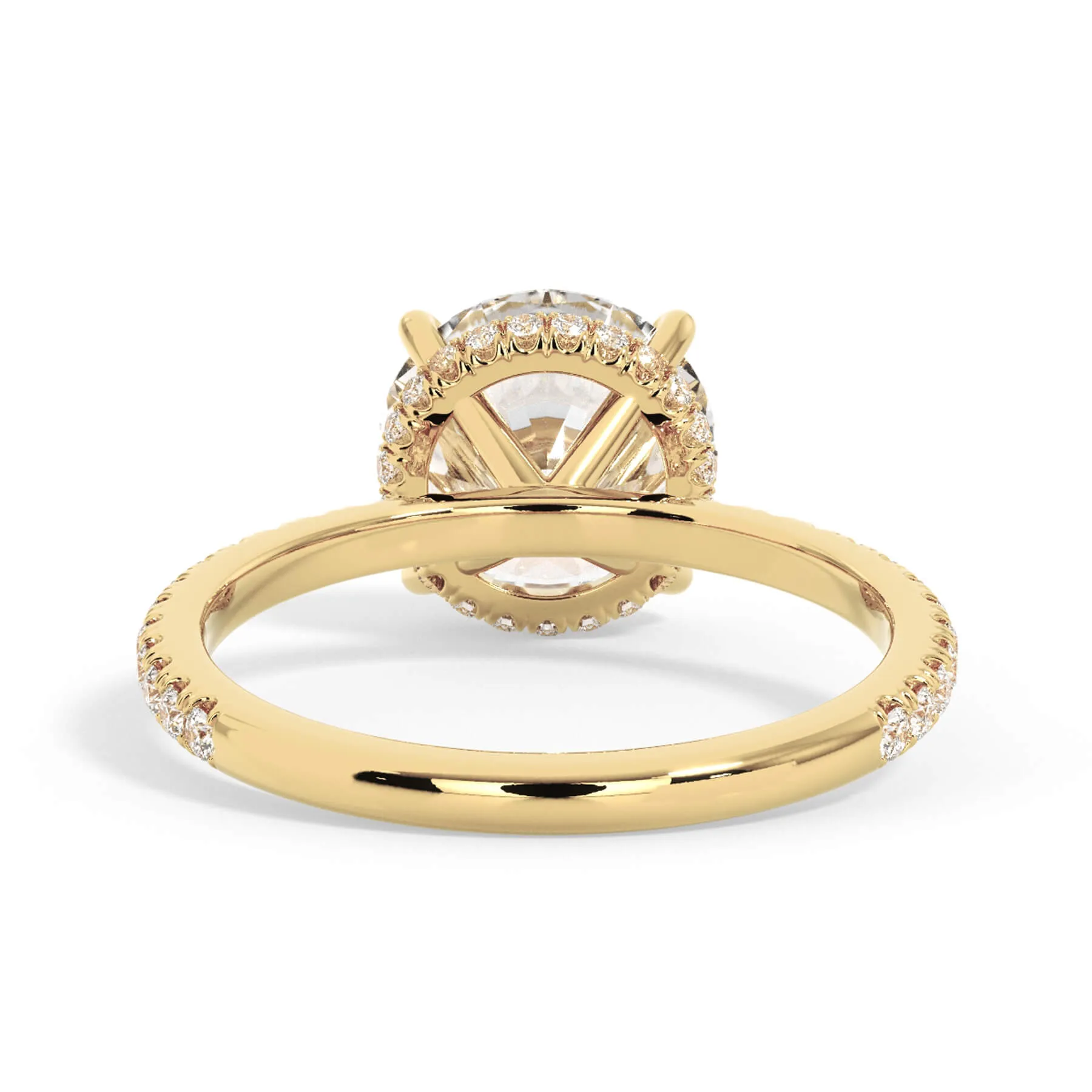 Wrap Diamond Engagement Ring - Yellow Wrap